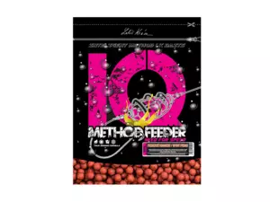 LK Baits IQ Method Feeder Boilies 10-12mm, 600g Pikantní broskev/Spicy Peach 