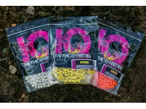 LK Baits IQ Method Feeder Boilies 10-12mm, 600g Slaný halibut/Salt Halibut