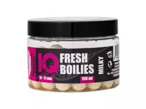 LK BAITS IQ Method Feeder Boilies Fresh 10-12mm,150 ml Milky