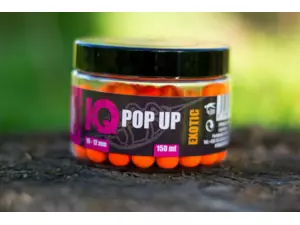 LK BAITS IQ Method Feeder Pop UP Fluoro Boilies 10-12mm,150 ml Exotic