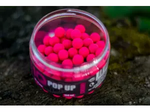 LK BAITS IQ Method Feeder Pop UP Fluoro Boilies 10-12mm,150 ml Cherry