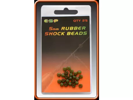 ESP Rubber Shock Beads Camo Brown 5mm
