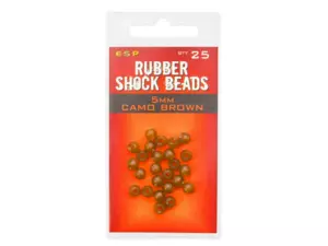 ESP Rubber Shock Beads Camo Brown 5mm
