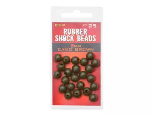 ESP Rubber Shock Beads Camo Brown 8mm
