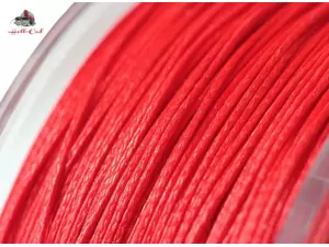 Hell-Cat Splétaná šňůra Round Braid Power Red 0,80mm, 100kg, 200m