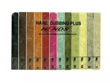 HENDS HARE DUBBING PLUS - BLENDED SPECTRA DUBBING BOX - 12 BAREV