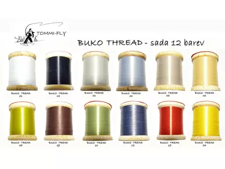 Tommi-fly BUKO THREAD - sada 12 barev