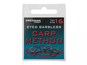 DRENNAN Háčky Eyed Carp Method barbless vel. 8