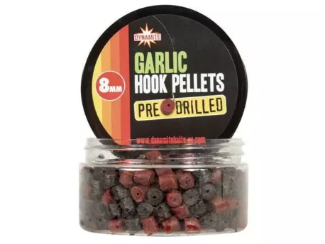 Dynamite Baits Pellets Pre-Drilled Garlic Hook - 8 mm