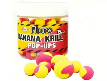 Dynamite Baits Pop-Ups - Two Tone Krill & Banana 15 mm