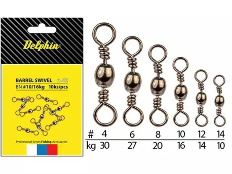 DELPHIN Barrel Swivel A-02/10ks