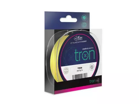 DELPHIN fin TRON fluo žlutá / 130m