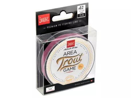 LUCKY JOHN AREA TROUT GAME PINK Line 75m 0,071mm 2,80kg