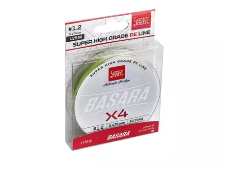 LUCKY JOHN BASARA Braided Line 125m 0,091mm 3,90kg Green