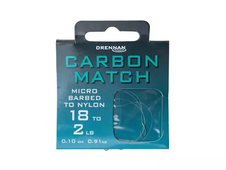 DRENNAN Návazce Carbon Match vel. 16 / 2lb 8oz