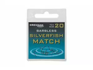 DRENNAN Háčky Silverfish Match barbless vel. 14
