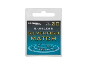 DRENNAN Háčky Silverfish Match barbless vel. 16
