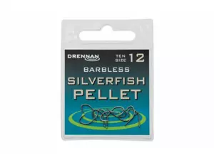 DRENNAN Háčky Silverfish Pellet barbless vel. 12
