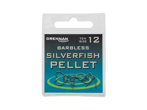 DRENNAN Háčky Silverfish Pellet barbless vel. 20
