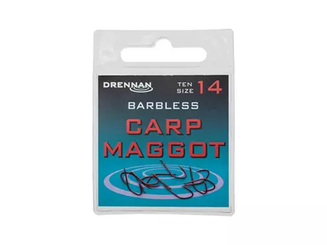 DRENNAN Háčky Carp Maggot barbless vel.12

