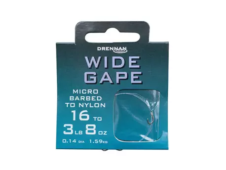 DRENNAN Návazce Wide Gape vel. 12 / 5lb