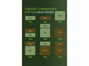 Drennan Krmítko Variweight Feeder - Medium