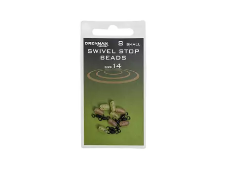 DRENNAN Obratlík s korálkem Swivel Stop Beads, Small
