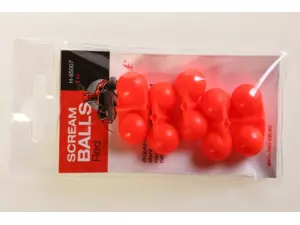 Hell-Cat Chrastítko Scream Balls Red,5ks