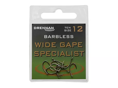 DRENNAN Háčky Wide Gape Specialist barbless