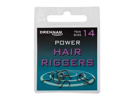 DRENNAN Háčky Power Hair Riggers barbless