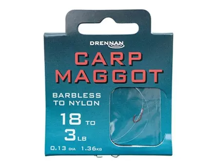 DRENNAN Návazce Carp Maggot barbless