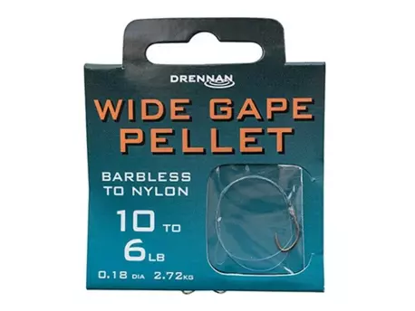 DRENNAN Návazce Wide Gape Pellet barbless