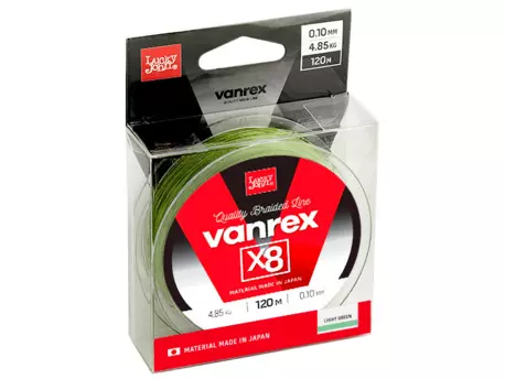 LUCKY JOHN Braided Line VANREX X8 120m 0,13mm