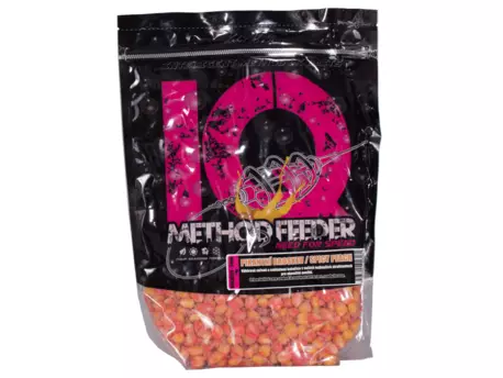 LK Baits IQ Method Feeder Corn 1kg Spicy Peach