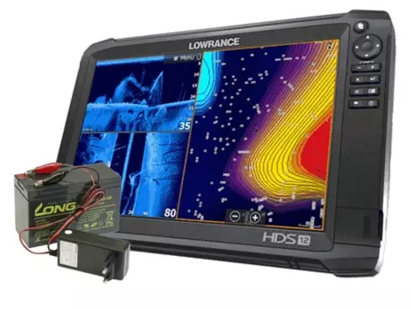 Lowrance HDS-12 Carbon + sonda TotalScan + baterie a nabíječka ZDARMA