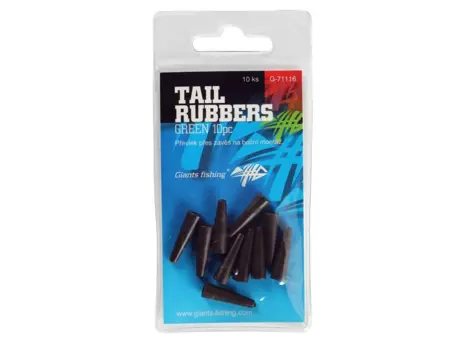 GIANTS FISHING Převlek na závěsku Tail Rubbers Green/10ks ( 20mm )