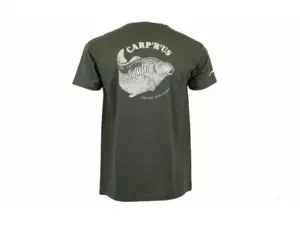 CARP ´R´ US Tričko Carp´R´Us Mouthsnagger army zelená