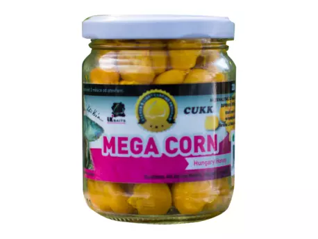 LK Baits MEGA CORN Hungary Honey - Obří kukuřice Maďarský med 220ml 