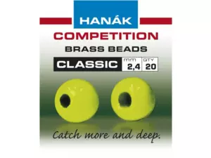 HANÁK Competition Klasické mosazné hlavičky fluo chartesuseové