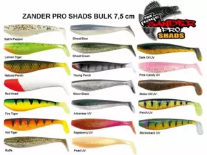 FOX RAGE Zander Pro Shads Ultra UV Bulk