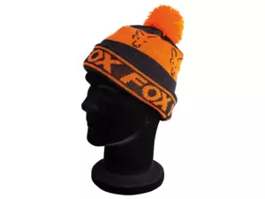 FOX čepice Black & Orange Lined Bobble VÝPRODEJ