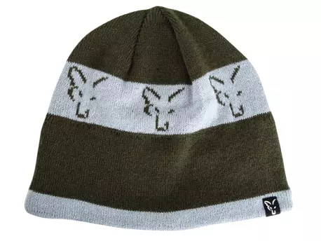 FOX čepice Green & Silver Beanie