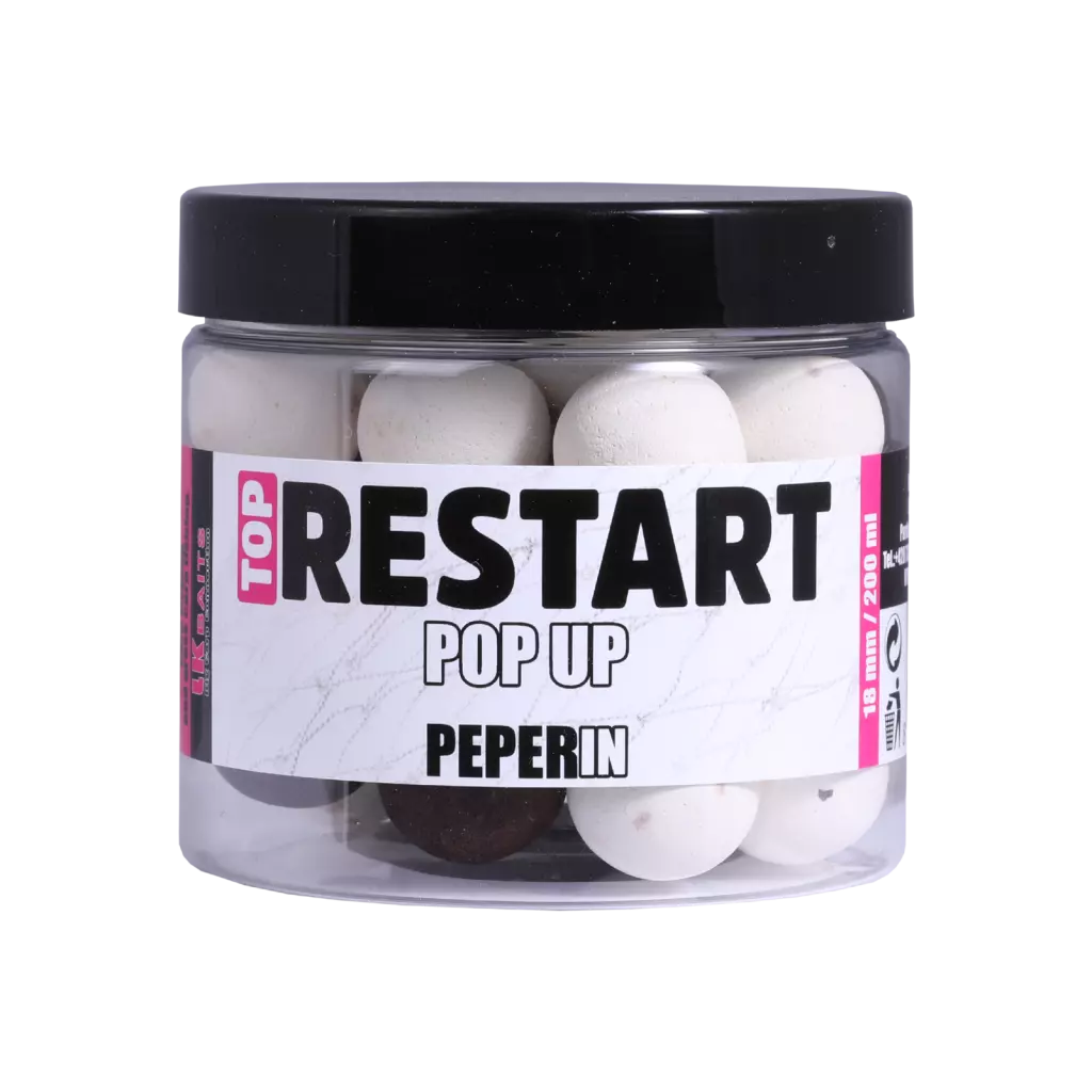 LK Baits Pop-up Top ReStart Peperin 18mm 200ml
