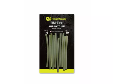 RidgeMonkey smršťovací hadička RM-Tec Shrink Tube Weed Green 2,4mm 10ks VÝPRODEJ