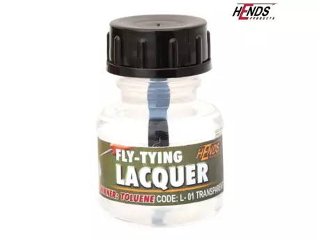 HENDS Lak FLY TYING LACQUER - ČIRÝ