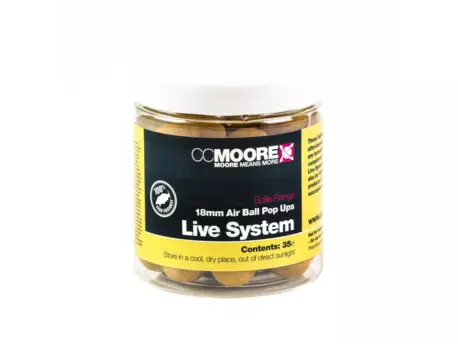 CC Moore Live system - Plovoucí boilie 18mm 35ks 