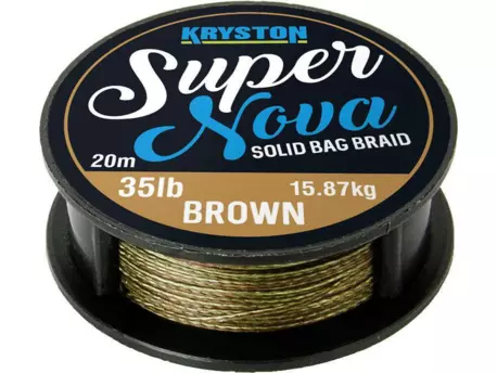 Kryston pletené šňůrky - Super Nova solid braid pískový 15lb 20m