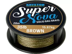 Kryston pletené šňůrky - Super Nova solid braid pískový 15lb 20m