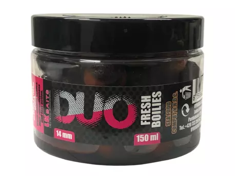 LK Baits DUO X-Tra Fresh Boilies Sea Food-Compot NHDC 14mm 150ml