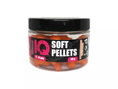 LK Baits IQ Method Feeder Soft Pellets Spicy Peach 8 - 14mm 40g 